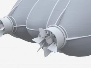 Airlander de ve&iacute;culo a&eacute;reo h&iacute;brido Modelo 3D