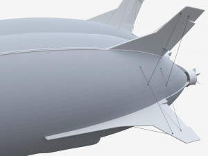 Hybrid Air Vehicle Airlander 3D Модель