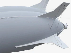 Airlander de ve&iacute;culo a&eacute;reo h&iacute;brido Modelo 3D
