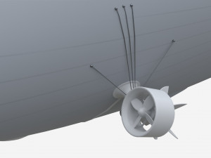 Hybrid Air Vehicle Airlander 3D Модель