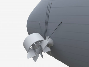 Hybrid Air Vehicle Airlander 3D Модель