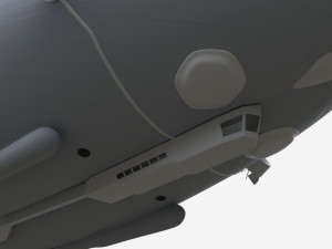 Hybrid Air Vehicle Airlander 3D Модель