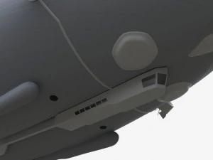 Airlander de ve&iacute;culo a&eacute;reo h&iacute;brido Modelo 3D