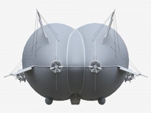 Hybrid Air Vehicle Airlander 3D Модель