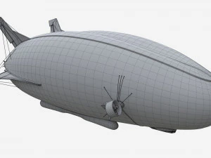 Airlander de ve&iacute;culo a&eacute;reo h&iacute;brido Modelo 3D