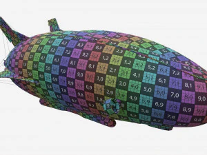 Airlander de ve&iacute;culo a&eacute;reo h&iacute;brido Modelo 3D