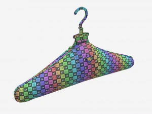 充气衣架 3D 模型