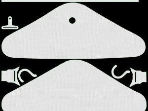 充气衣架 3D 模型