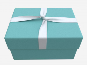 Jewelry Box with Ribbon 3Dモデル
