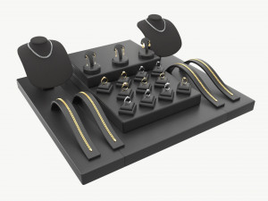 Jewelry store display collection Modelo 3D