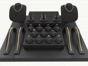 Jewelry store display collection 3D Model