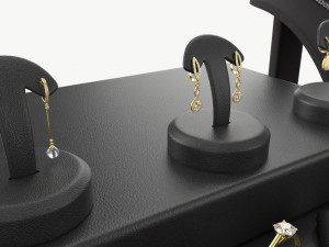 Jewelry store display collection Model 3D