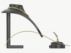 Jewelry store display stands with jewelry 3D Модель