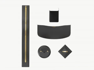 Jewelry store display stands with jewelry 3D Model