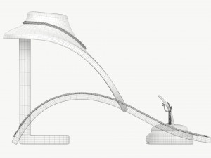 Jewelry store display stands with jewelry 3D Модель
