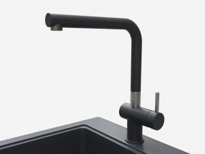 Kitchen Sink Faucet 07 black onyx Modèle 3D