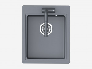 Kitchen Sink Faucet 07 black onyx Modèle 3D