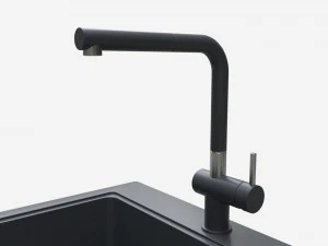 Kitchen Sink Faucet 08 black onyx 3D Model