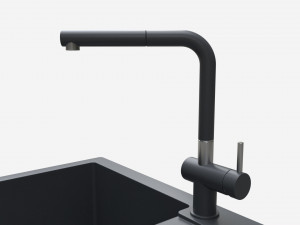 Kitchen Sink Faucet 10 black onyx 3D 모델