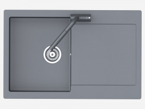Kitchen Sink Faucet 10 black onyx 3D 모델