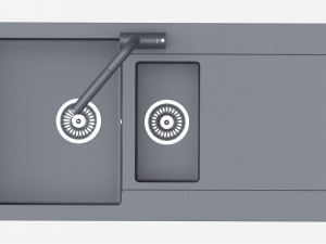 Kitchen Sink Faucet 11 black onyx 3D Model