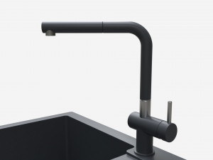 Kitchen Sink Faucet 12 black onyx 3D मॉडल