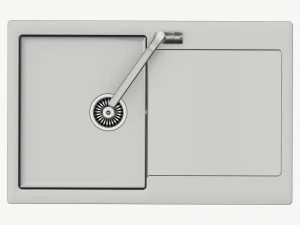 Kitchen Sink Faucet 15 stainless steel 3D Model