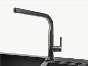 Kitchen Sink Faucet 16 stainless steel 3D Model