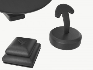 Leather Jewelry Display Stands Modello 3D