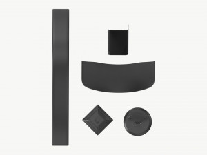 Leather Jewelry Display Stands Modello 3D