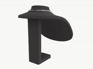 Mannequin Leather for Necklace Jewelry 3D Model