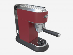 Manual espresso maker Delonghi EC685R Red 3D-Modell