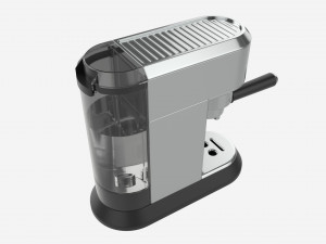 Manual espresso maker Delonghi EC685R Steel 3D Model