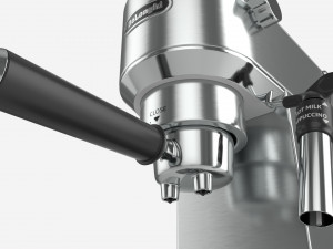 Manual espresso maker Delonghi EC685R Steel 3D Model