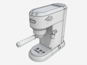 Manual espresso maker Delonghi EC685R Steel 3D Model