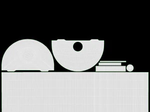 Ручна еспресоварка Delonghi EC685R Steel 3D Модель