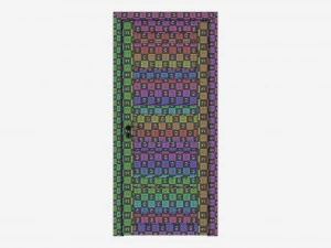 Modern Wooden Interior Door with Furniture 005 3D Model