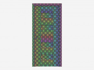 Modern Wooden Interior Door with Furniture 009 3D Model