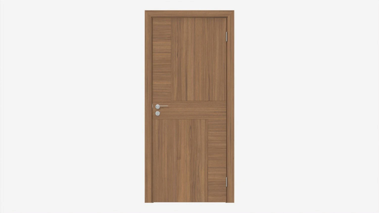 Modern Wooden Interior Door with Furniture 010 3D Model .c4d .max .obj .3ds .fbx .stl .blend 