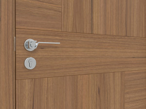 Modern Wooden Interior Door with Furniture 010 3D 模型