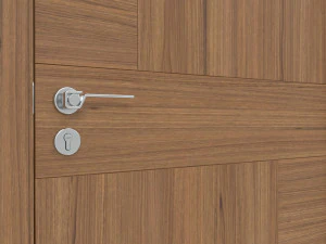 Modern Wooden Interior Door with Furniture 010 3D Model