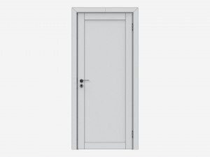 Modern Wooden Interior Door with Furniture 013 3Dモデル