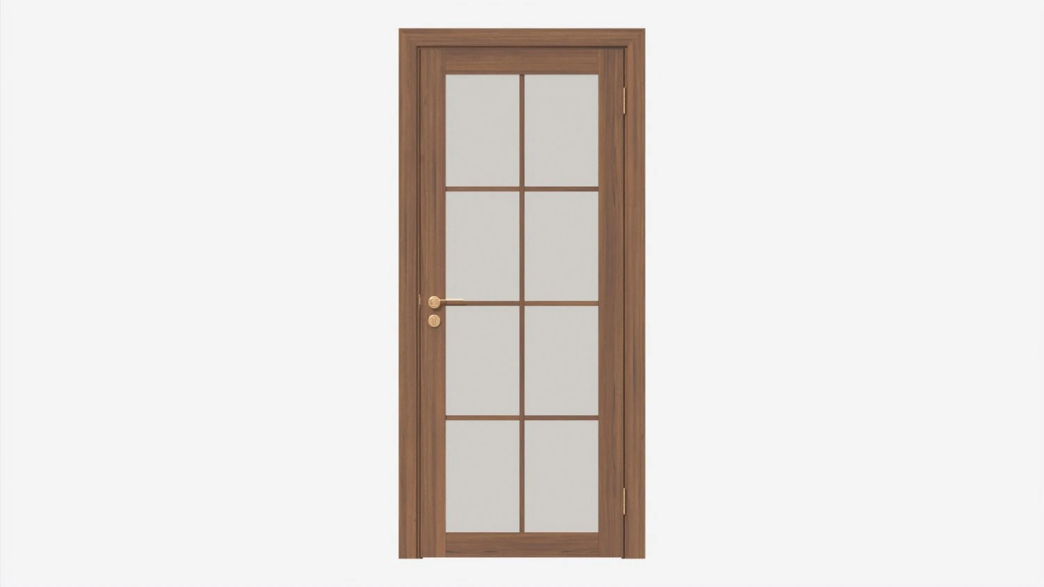 Modern Wooden Interior Door with Furniture 014 3D Model .c4d .max .obj .3ds .fbx .stl .blend 
