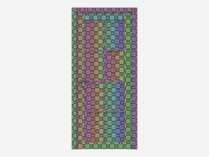 Modern Wooden Interior Door with Furniture 014 3D Model