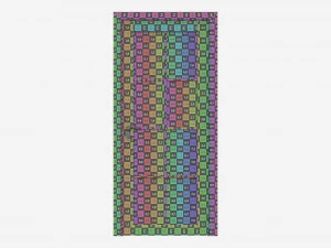 Modern Wooden Interior Door with Furniture 014 3D Model