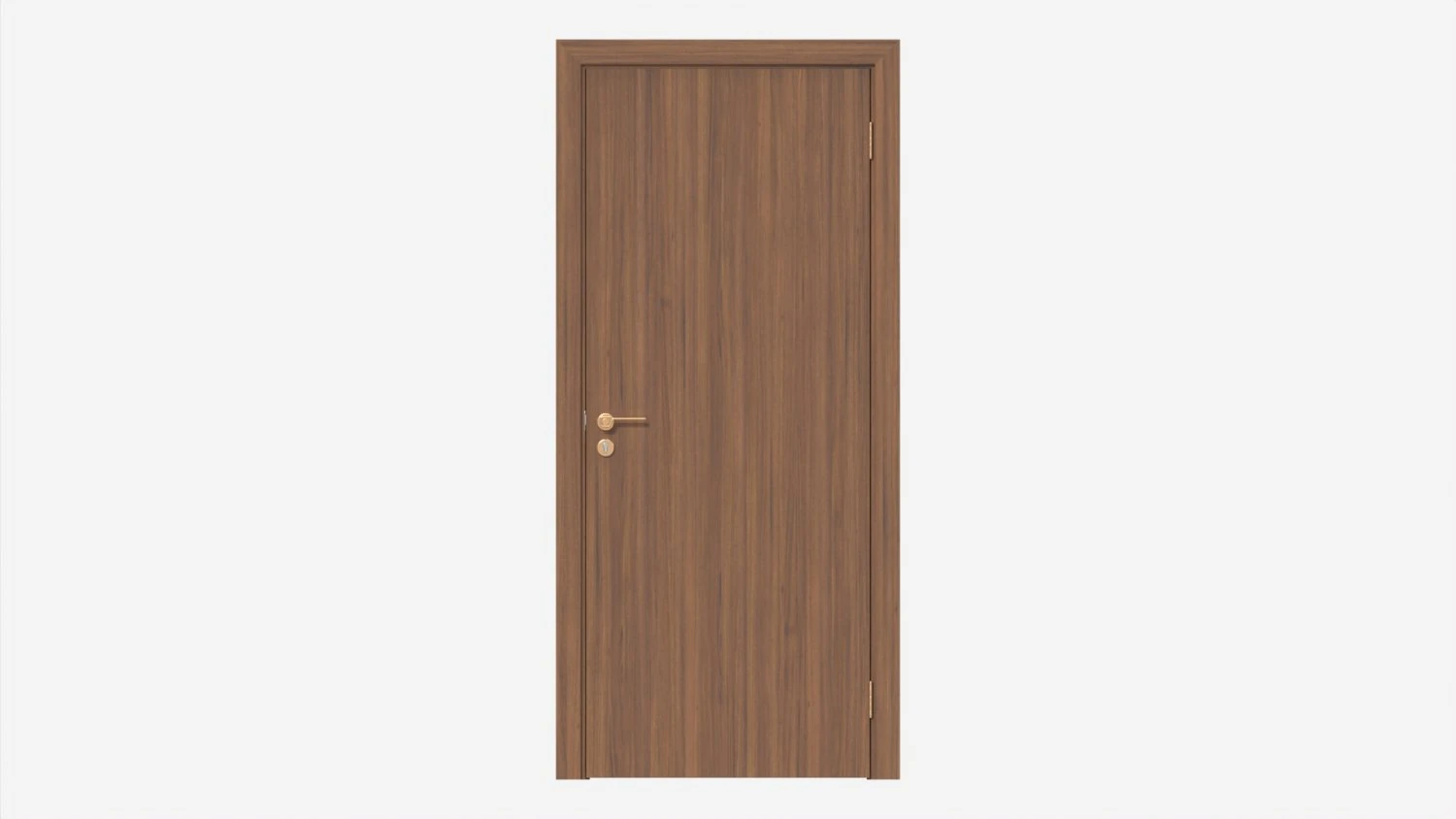 Modern Wooden Interior Door with Furniture 016 3D Model .c4d .max .obj .3ds .fbx .stl .blend 