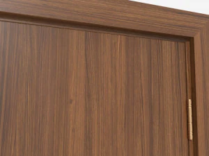 Modern Wooden Interior Door with Furniture 016 3D Model