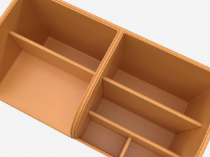 Multifunctional Leather Desk Organizer 3D Модель