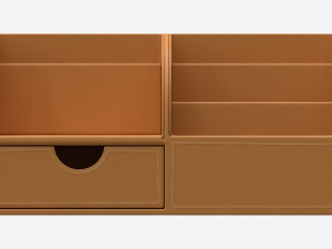 Multifunctional Leather Desk Organizer 3D Модель