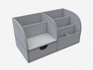 Multifunctional Leather Desk Organizer 3D Модель